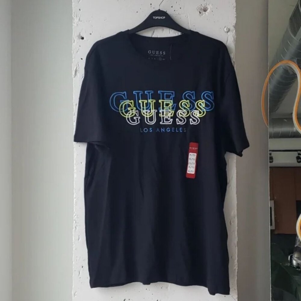 GUESS logo champ tee